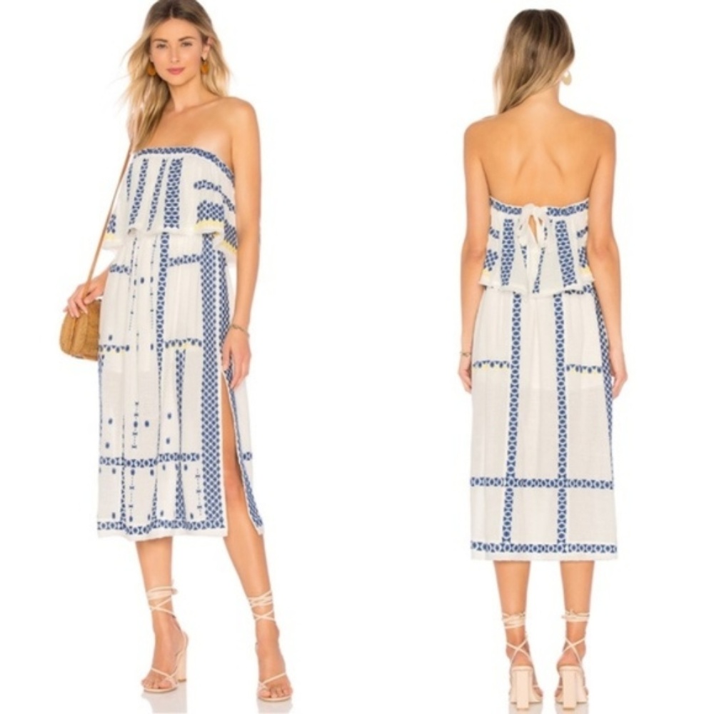 Free People | Wild Romance Boho Embroidered Dress